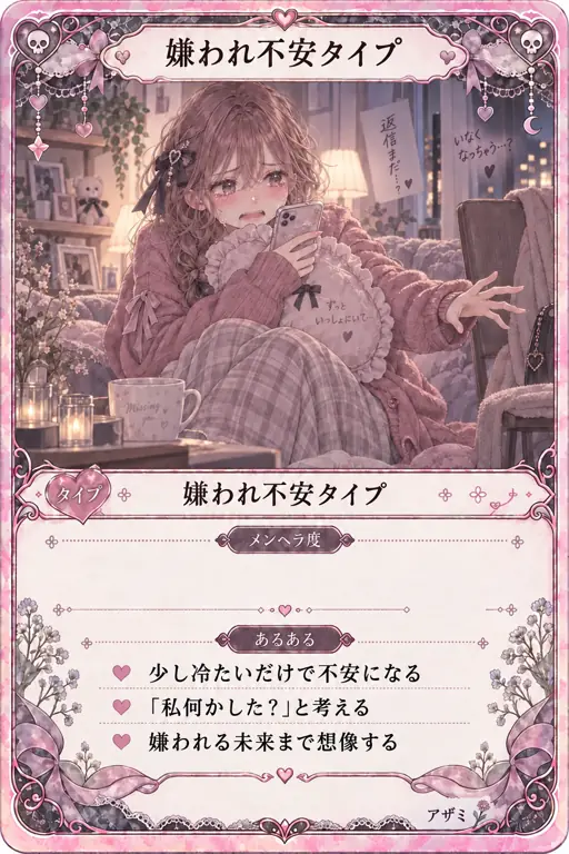 嫌われ不安タイプ