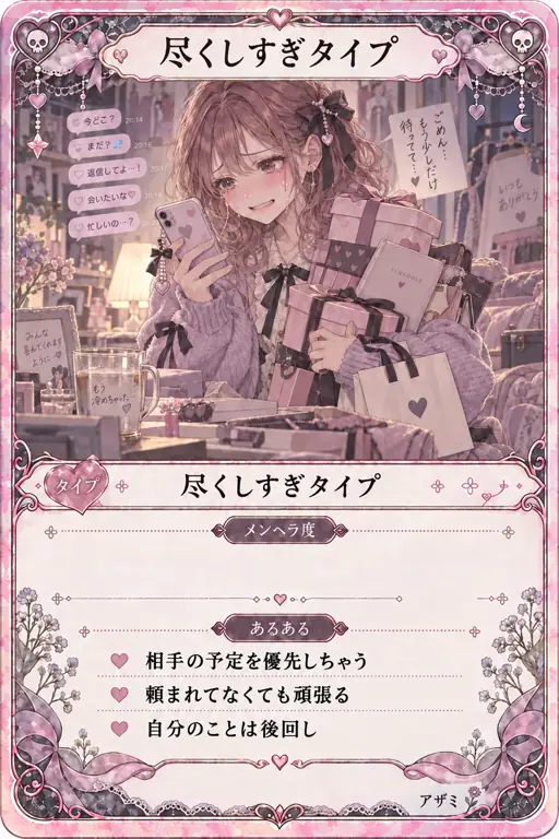 尽くしすぎタイプ
