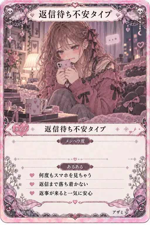 返信待ち不安タイプ