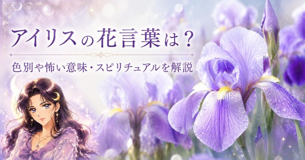 アイリスの花言葉は？色別や怖い意味・スピリチュアルを解説