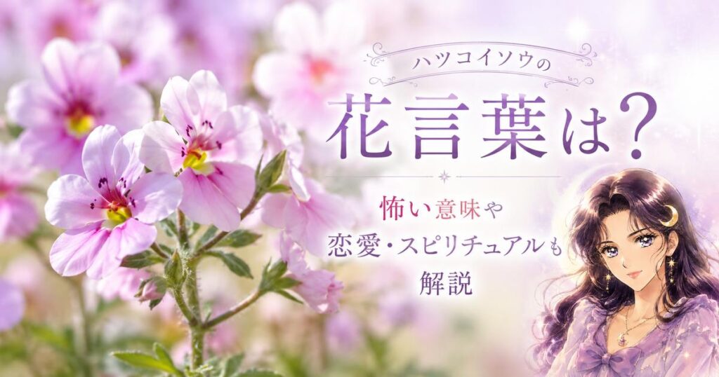 ハツコイソウの花言葉は？怖い意味や恋愛・スピリチュアルも解説
