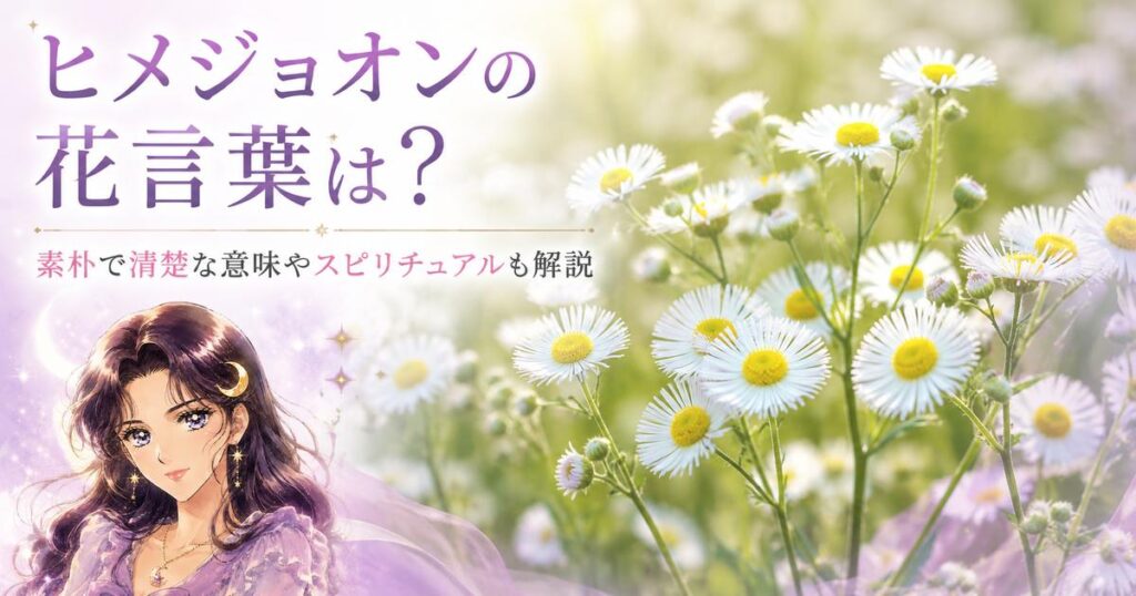 ヒメジョオンの花言葉は？素朴で清楚な意味やスピリチュアルも解説