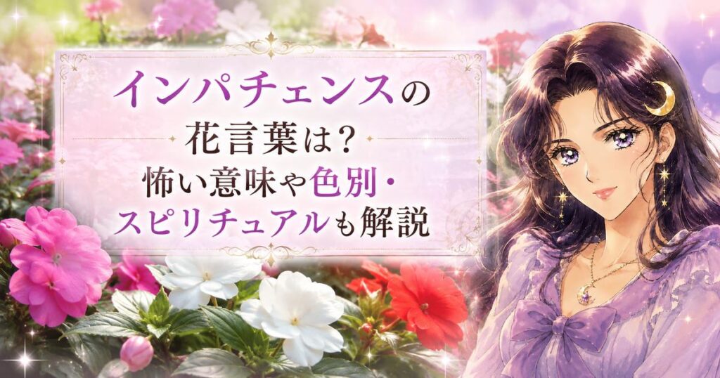 インパチェンスの花言葉は？怖い意味や色別・スピリチュアルも解説