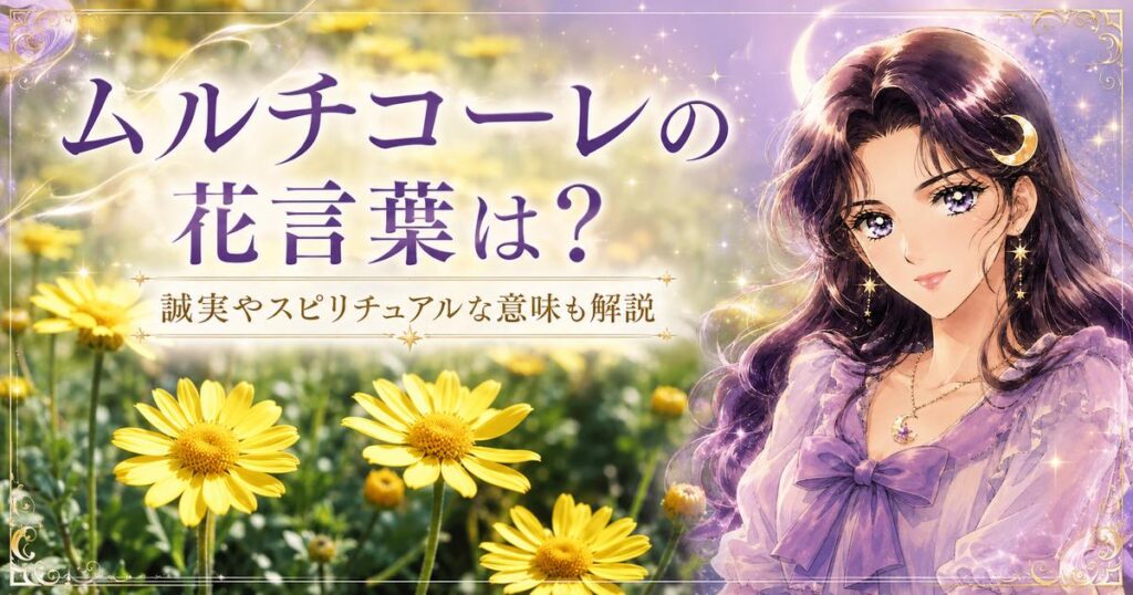 ムルチコーレの花言葉は？誠実やスピリチュアルな意味も解説