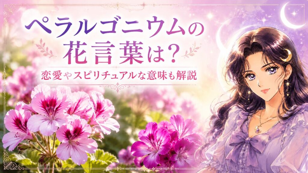 ペラルゴニウムの花言葉は？恋愛やスピリチュアルな意味も解説