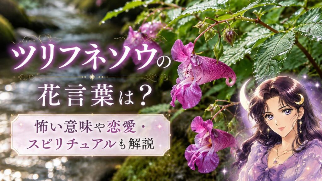 ツリフネソウの花言葉は？怖い意味や恋愛・スピリチュアルも解説