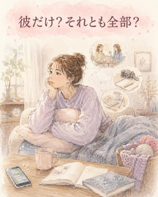 休日に友人からの連絡や趣味にも気持ちが向かず一人で休む女性
