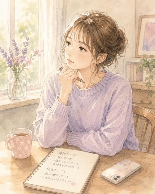 自分の気持ちを残しながら謝り方を考える女性