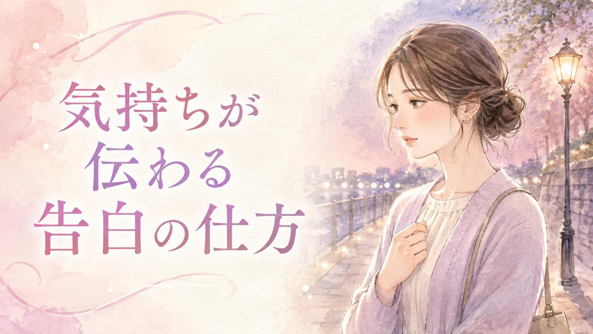 好きな人への告白を前に緊張しながら気持ちを整える女性