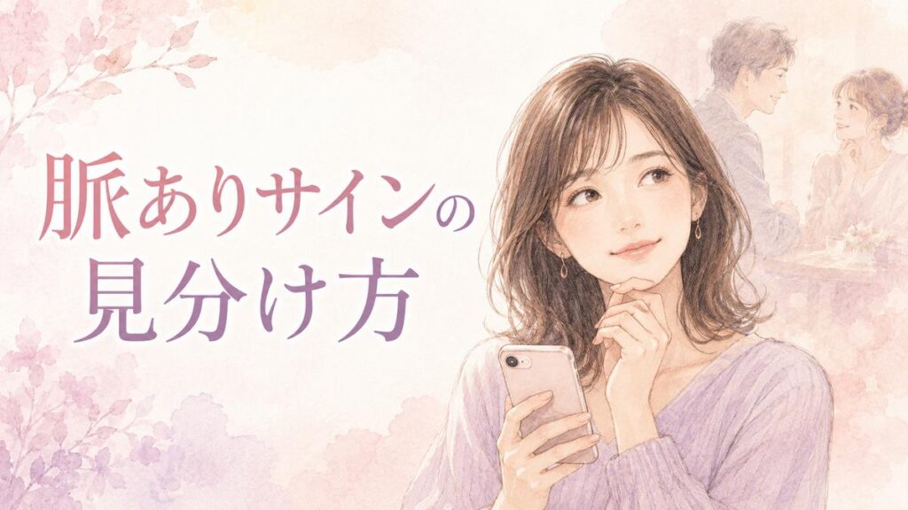好きな人からのLINEや視線を思い返しながら脈ありか迷う大人の女性