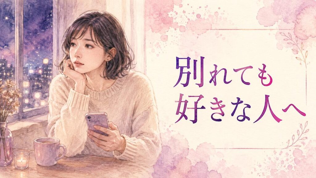 別れた元恋人を思いながら復縁か前へ進むか悩む女性