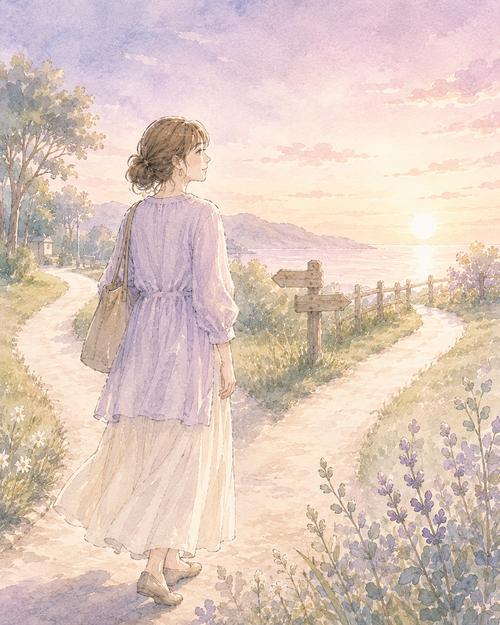 曖昧な関係について話したあと自分の道を選ぼうとする女性