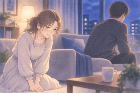 謝っても背を向けられ戸惑う女性