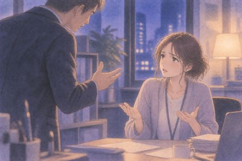 理由が分からないまま一方的に注意され戸惑う人物の夢