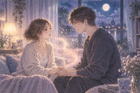 喧嘩のあと穏やかに向き合い仲直りする男女の夢