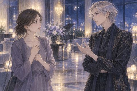 芸能人風の人物と言い合いになり戸惑う女性