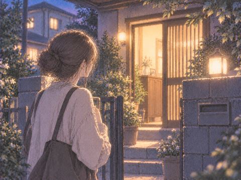 懐かしい幼馴染の家を訪れる人物