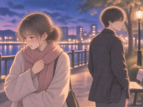言い争ったあと距離を置く幼馴染二人