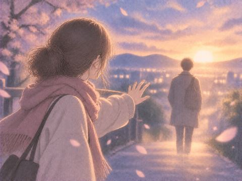 遠ざかる幼馴染の面影を見送る人物