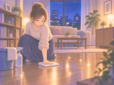 掃除してきれいになる夢を表す夢の場面