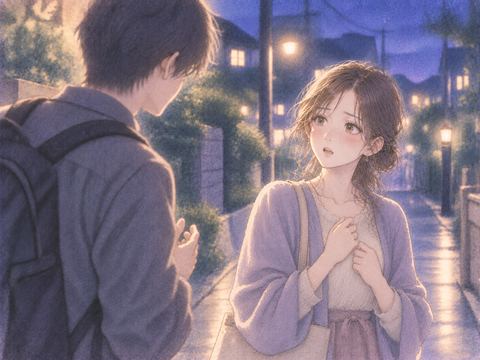 長く付き合いのある男友達の告白に驚く女性