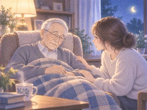 体調が悪そうな亡くなったおじいちゃんを気づかう夢