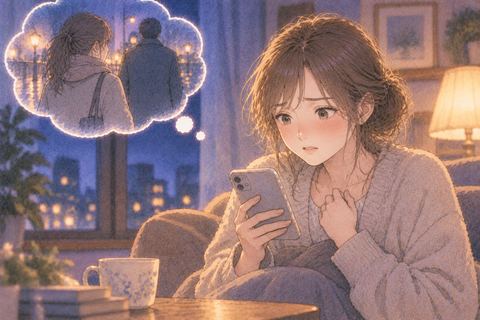 心配していた出来事に戸惑う女性