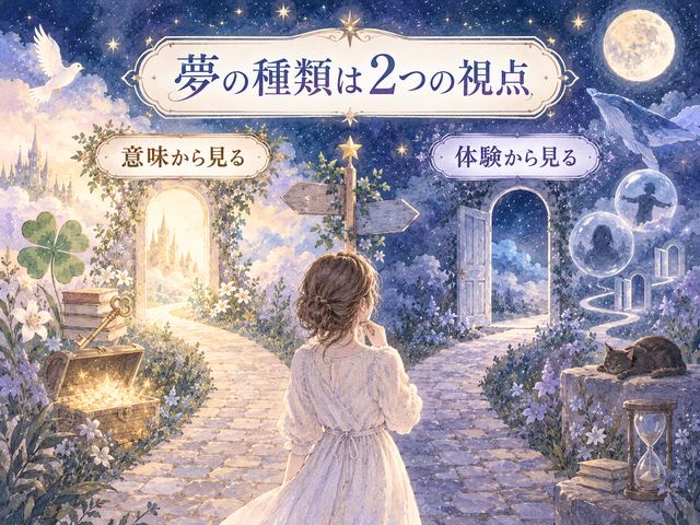 夢の意味と体験を二方向に見分ける幻想的な分かれ道