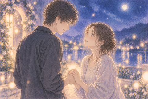 夢の中で元彼と再び手を取り合う女性