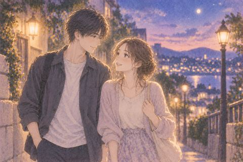 昔のように元彼と並んで帰る女性の夢
