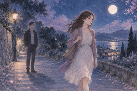 元彼に背を向けて離れていく女性の夢