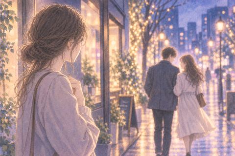 元彼が別の女性と歩く姿を遠くから見る女性の夢