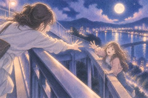 友達が落ちかけるのを見て手を伸ばす人物の夢