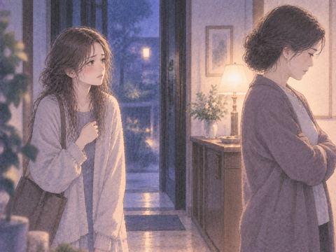 親に距離を置かれて戸惑う大人の女性