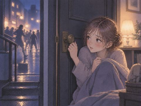騒がしい場所から離れ閉じた部屋に隠れる人物