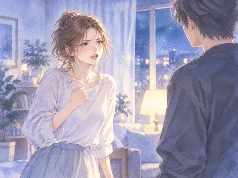 相手へ踏み出し強く手を握る人物