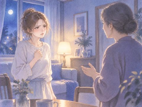 親と距離を置いて向き合う大人の女性