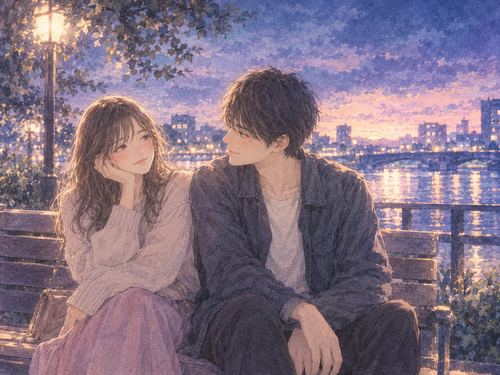 夢の中で昔の恋人と並び穏やかに笑う人物たち