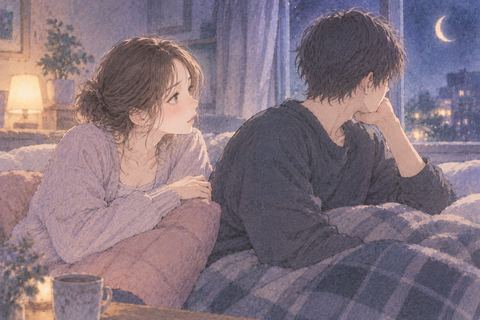 隣の彼氏に話しかけても振り向かれない女性