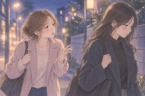 友達に声をかけても避けられる女性