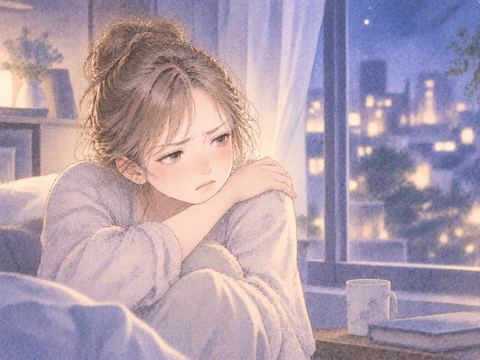 悔しそうな表情で涙を流す女性