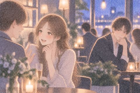 女性を気にして嫉妬する彼氏