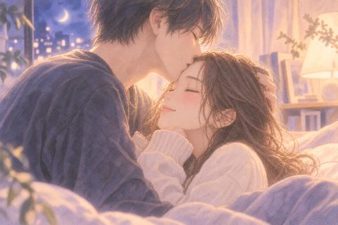 首元へそっと顔を寄せられ緊張する女性の夢