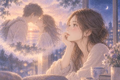 昔好きだった人とのキスが淡い記憶として重なる女性の夢