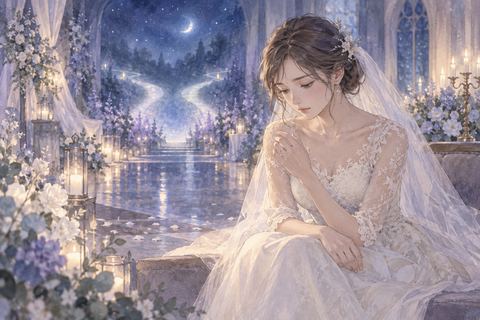 結婚式のあと指輪を見つめながら考え込む女性の夢