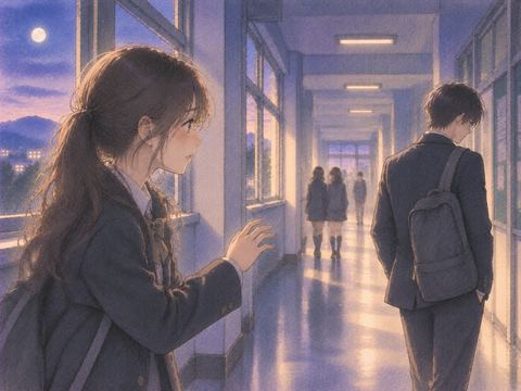 昔の同級生に背を向けられて戸惑う夢の情景