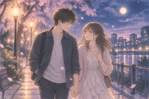 昔好きだった人と恋人のように並んで歩く女性の夢