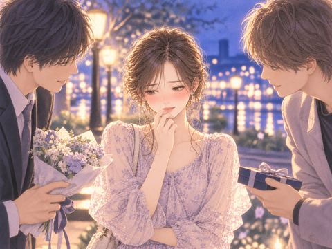 好意を向けられ返事に迷う女性