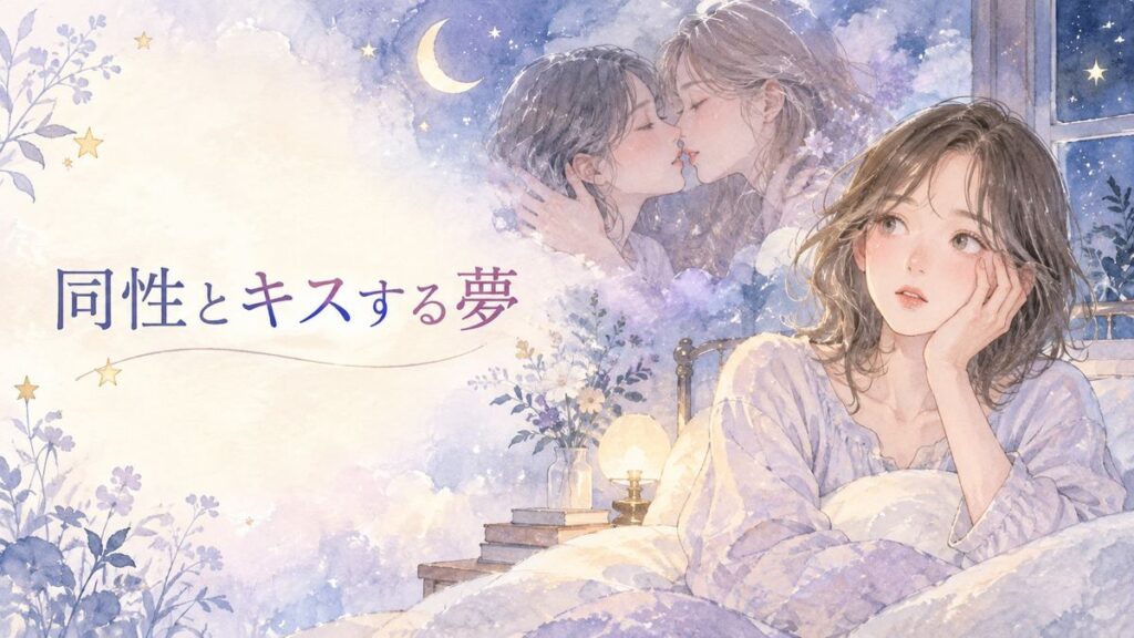 夢の余韻に戸惑う大人の女性と寄り添う二人の女性