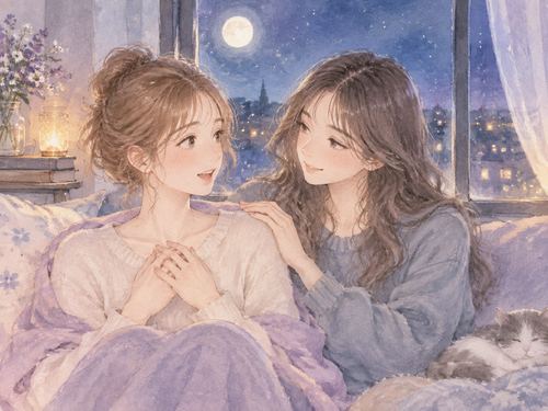 同性の友人から好意を示され驚く女性の夢の場面